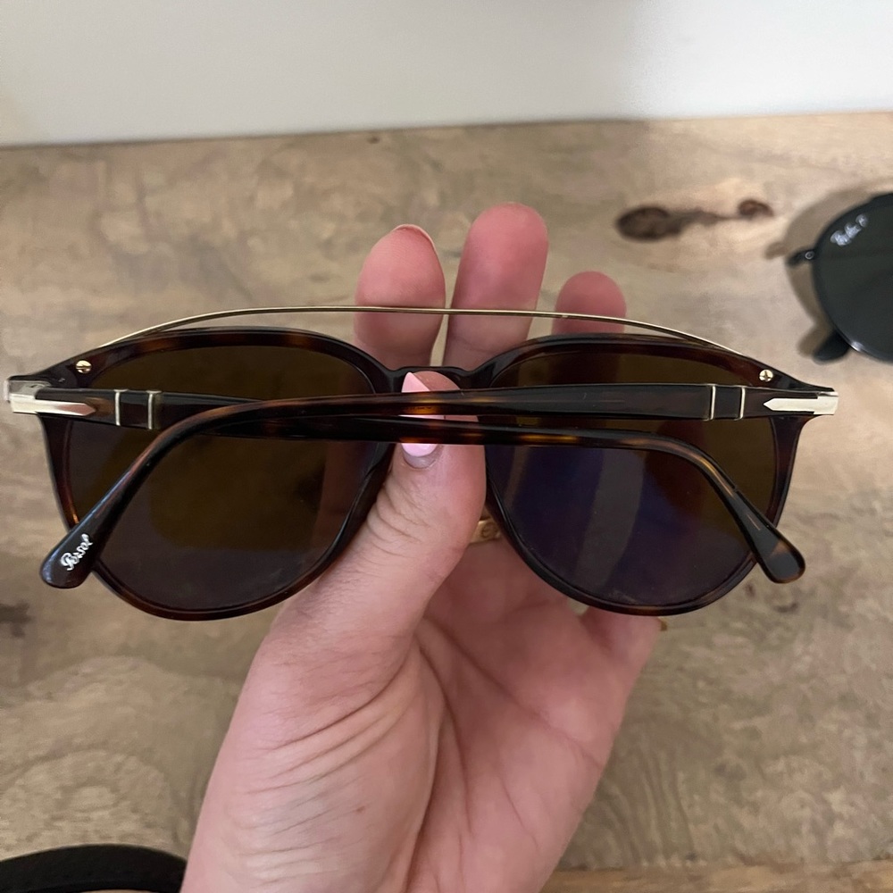 Persol Tortoiseshell Double Bridge Sunglasses - image 2
